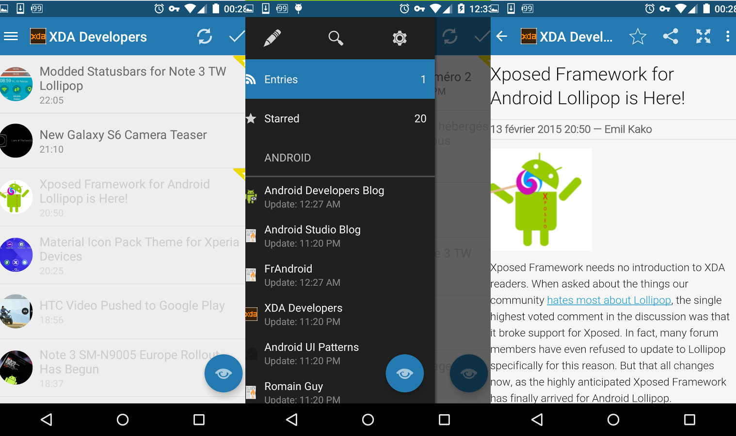 best android rss reader open source